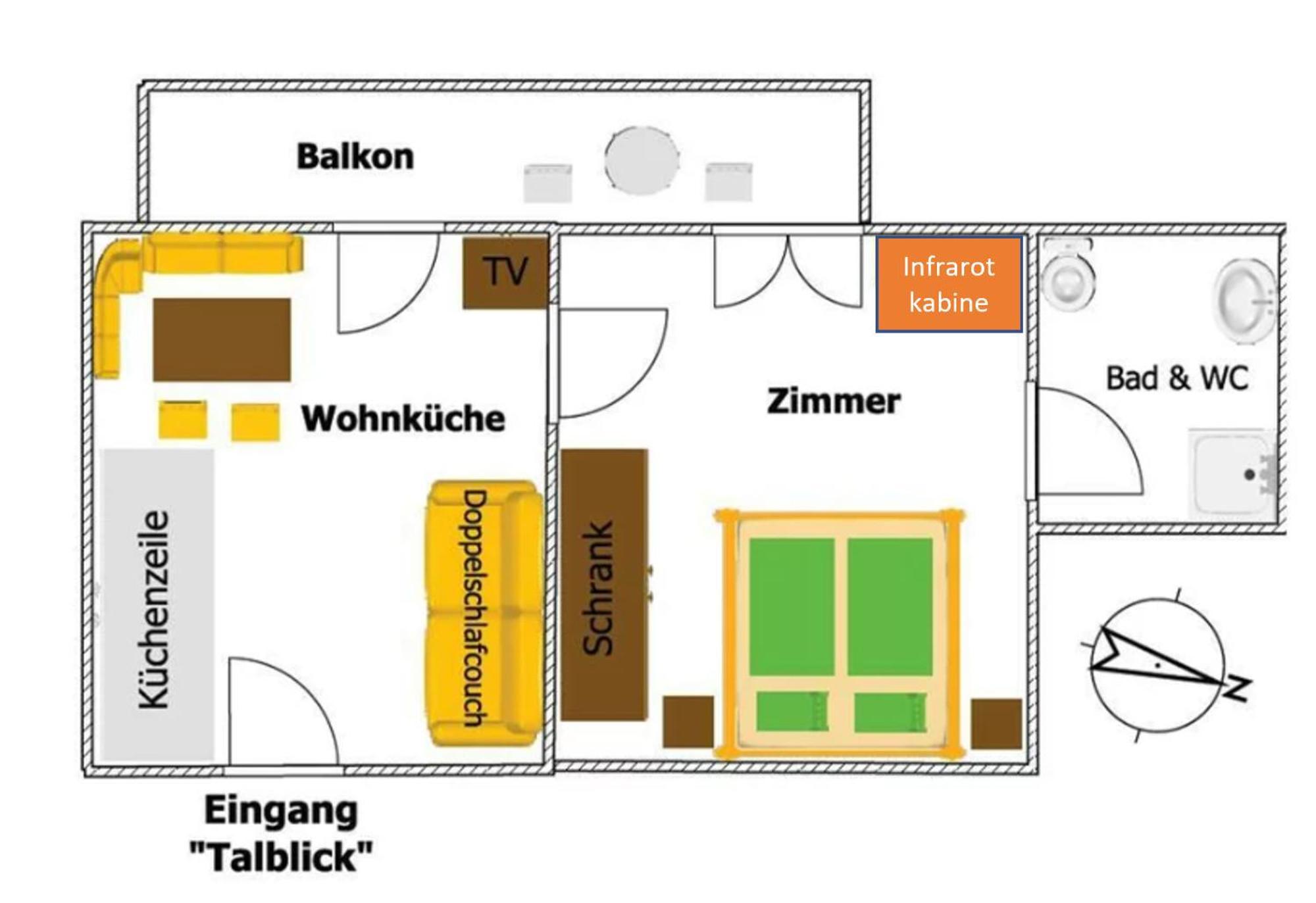 Bauernhof Pension Juri Obergösel Kamer foto